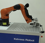 Xstress Robot在小齿轮上进行应力测量