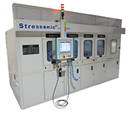 汽车输出轴的Stressonic® USP自动化4工位机器