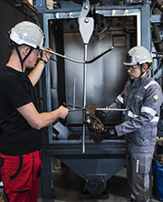 抛丸清理规模测试