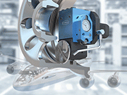 航空飞机轮毂的深滚压处理